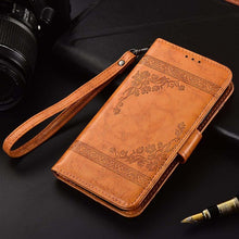 Load image into Gallery viewer, Flip Leather Wallet Case